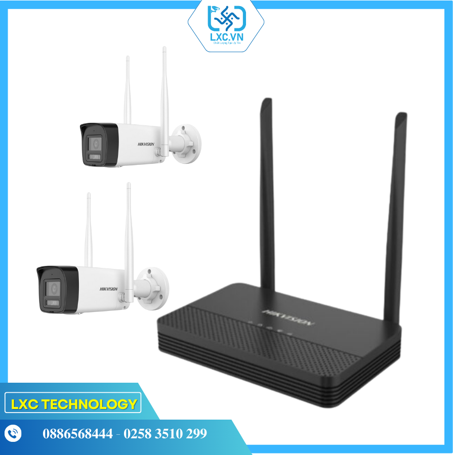 Bộ KIT WIFI 2 camera 4MP (DS-J142I(STD)/NKS424W0H) | Chính hãng