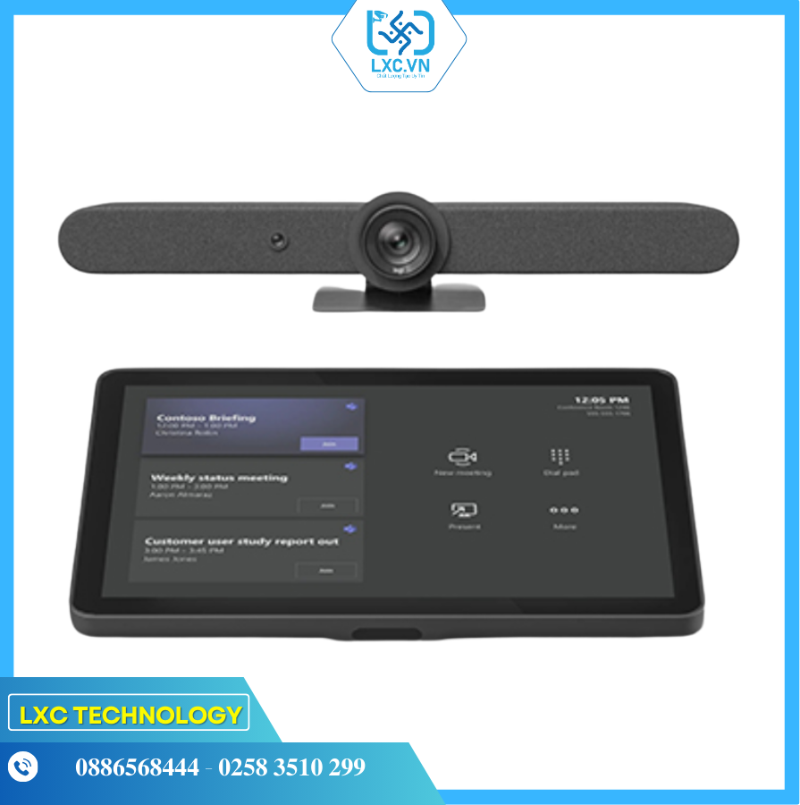 Bộ thiết bị hội nghị Logitech Rally Bar + Tap IP | Chính hãng