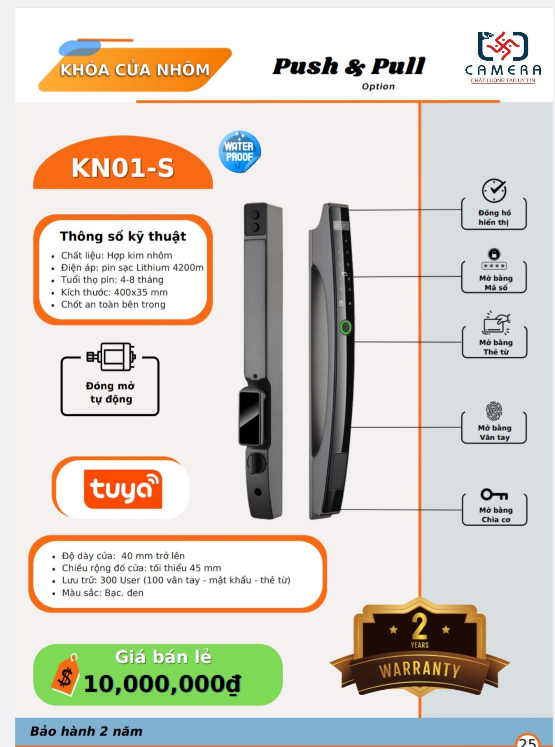 Khóa thông minh KN01-S