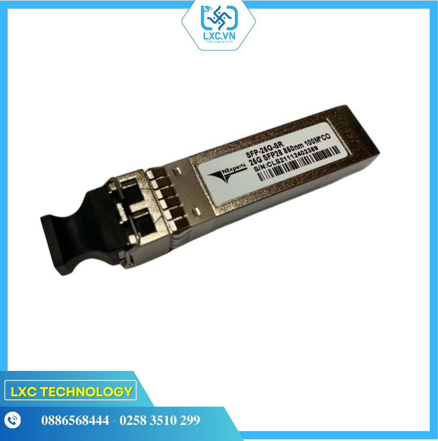 SFP28 Module 25GB, 100m (SR multimode dual core 850nm,100m,LC) SFP28-25G-SR-MM850 | Chính 