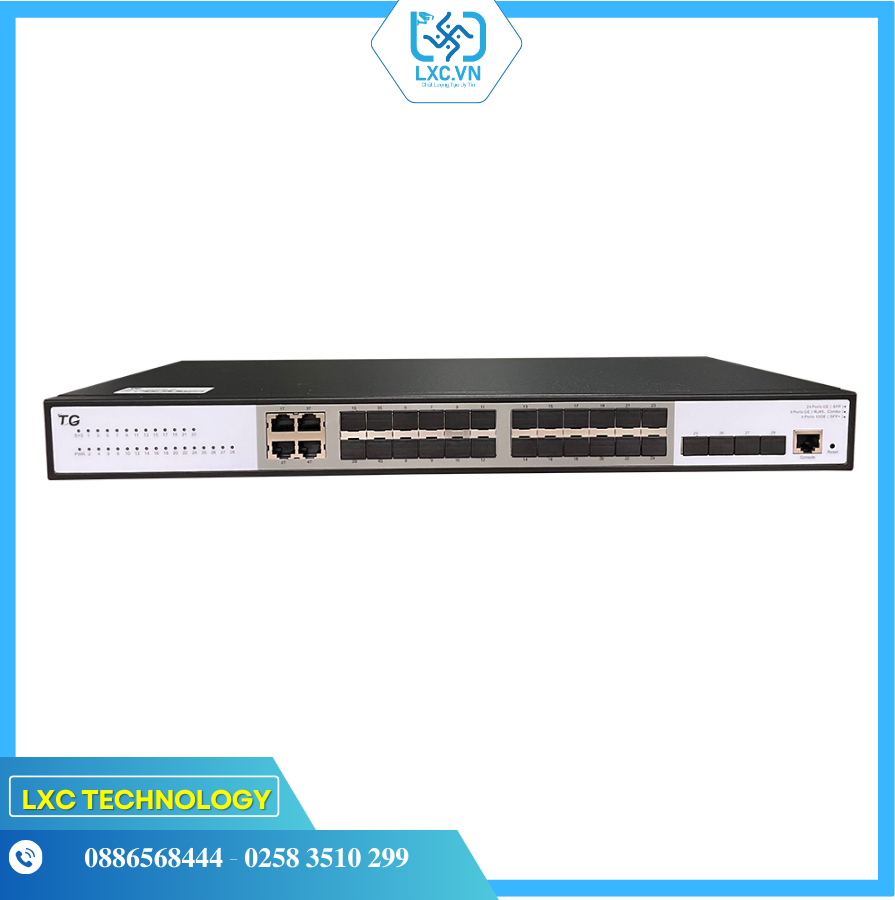 SWITCH LAYER2+ 24 CỔNG SFP + 4 UPLINK SFP+ 10G SGX3528S-V2 | Chính hãng