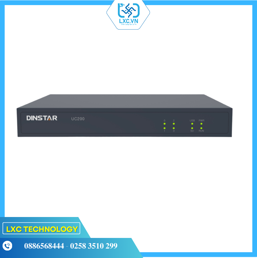 Tổng đài IP Dinstar UC200 | Chính hãng