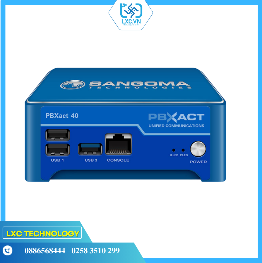 Tổng đài IP SANGOMA PBXACT UC 40 / 30 Simultaneous Calls | Chính hãng